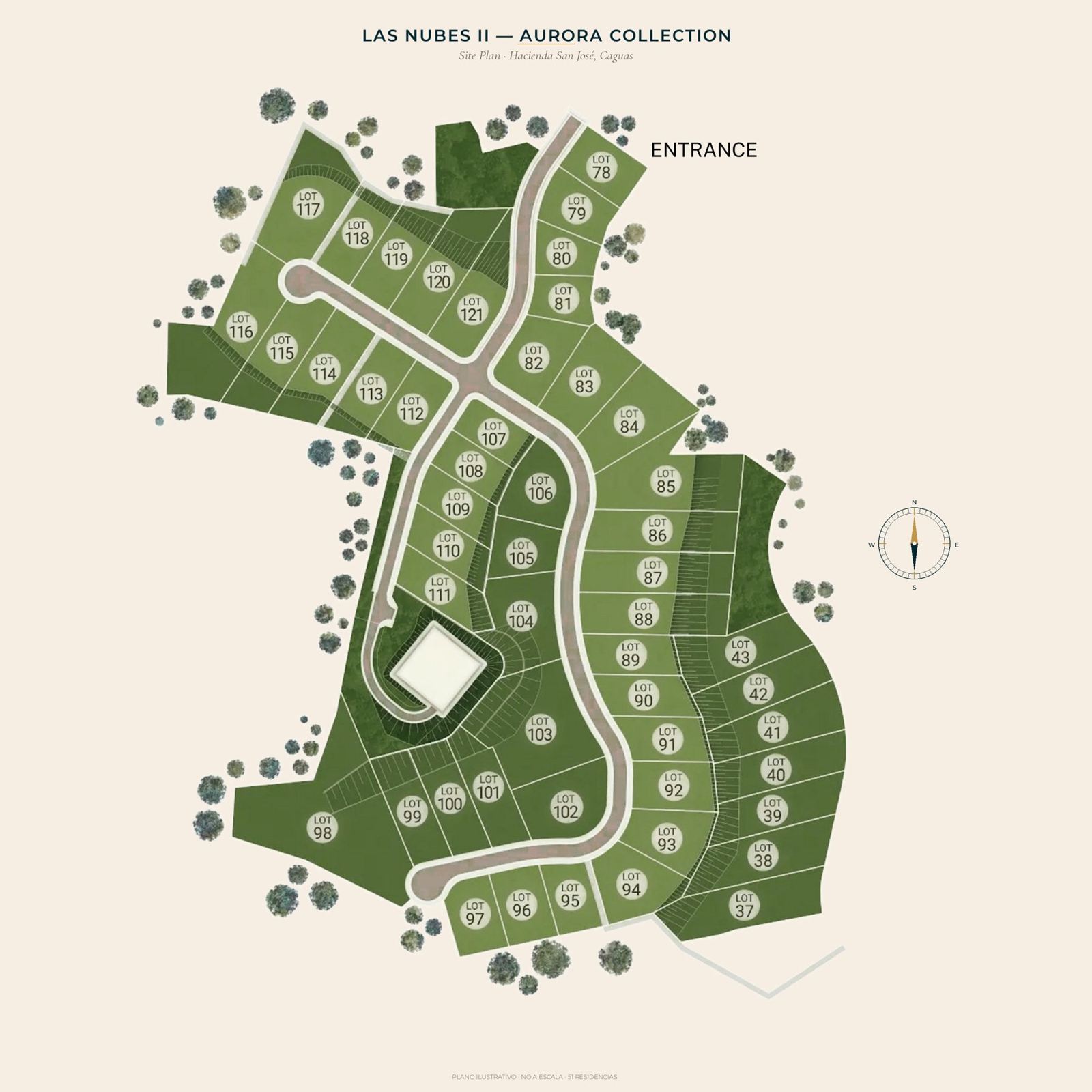 Site plan ilustrado